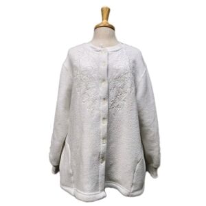 Vintage BonWorth Women's Grannycore Y2K Embroidered Sweater Size Large Petite